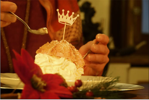 Nahaufnahme von der Seite, der Riesenwindbeutel